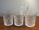 FOUR Waterford Crystal Alana Double Old Fashioned Highball Glasses