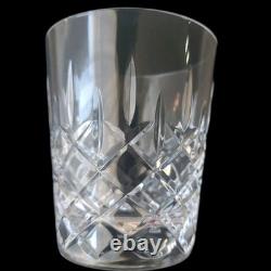 Fabergé D'Arcy Clear Crystal Rocks Glasses Double Old Fashioned Barware Man Cave