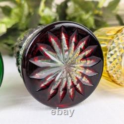 Fabergé Xenia Multicolor Cut to Clear Crystal Double Old Fashioned Glasses (4)