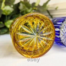 Fabergé Xenia Multicolor Cut to Clear Crystal Double Old Fashioned Glasses (4)