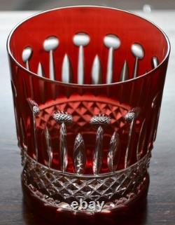 Fabergé Xenia Set Red Green Blue Purple Double Old Fashioned Glasses (4)