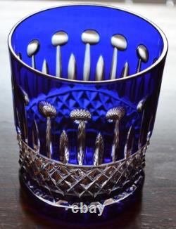 Fabergé Xenia Set Red Green Blue Purple Double Old Fashioned Glasses (4)