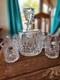 Fifth Ave Portico Crystal Decanter & 4 Double Old Fashioned Glasses -Poland