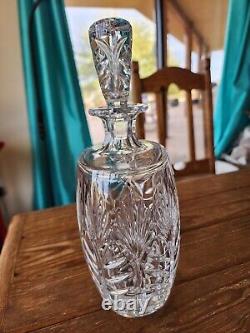 Fifth Ave Portico Crystal Decanter & 4 Double Old Fashioned Glasses -Poland