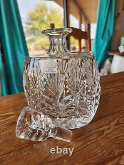 Fifth Ave Portico Crystal Decanter & 4 Double Old Fashioned Glasses -Poland