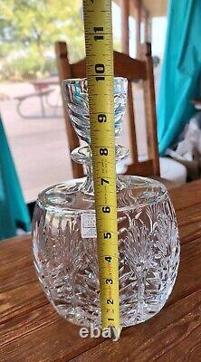 Fifth Ave Portico Crystal Decanter & 4 Double Old Fashioned Glasses -Poland