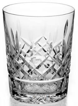 Fine Set Of 2 Waterford Crystal Lismore Double Old Fashioned Glasses Tumblers