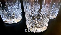 Five (5) Waterford Crystal NOCTURNE Double Old Fashioned Glasses 10 oz