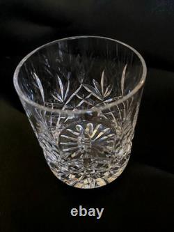 Five (5) Waterford Crystal NOCTURNE Double Old Fashioned Glasses 10 oz