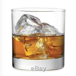 For Daily Ware Double Old Fashioned Whiskey Glass Set of 4 -11oz Whiskey Glasses