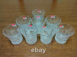 Fostoria Bennington Double Old Fashioned Crystal Glasses Set of 8 NEW WithSticker