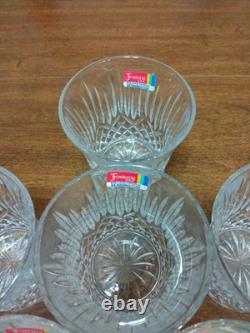 Fostoria Bennington Double Old Fashioned Crystal Glasses Set of 8 NEW WithSticker