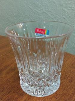 Fostoria Bennington Double Old Fashioned Crystal Glasses Set of 8 NEW WithSticker