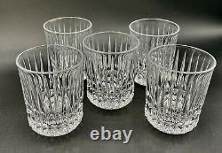 Fostoria Heavy Lead Crystal Double Old Fashioned Rocks Glasses Heritage 5