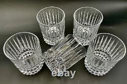 Fostoria Heavy Lead Crystal Double Old Fashioned Rocks Glasses Heritage 5