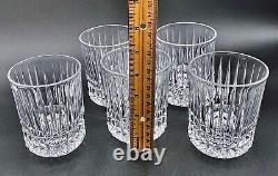 Fostoria Heavy Lead Crystal Double Old Fashioned Rocks Glasses Heritage 5