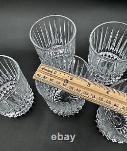 Fostoria Heavy Lead Crystal Double Old Fashioned Rocks Glasses Heritage 5