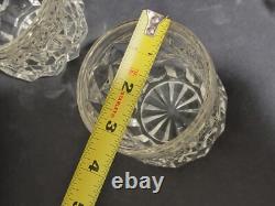 Fostoria York Double Old Fashioned Whiskey Glasses Set of 8 Amber Yellow 3.5