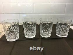 Four Waterford Lismore Double Old Fashioned Glasses 2 Sets Available