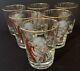 Frank Vosmansky Hereford Bull 6 Double Old Fashioned Glasses