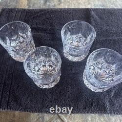Frobisher TUDOR Double Old-Fashioned Glasses-Set of 4. Rare Hard To Find