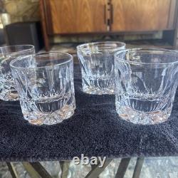 Frobisher TUDOR Double Old-Fashioned Glasses-Set of 4. Rare Hard To Find