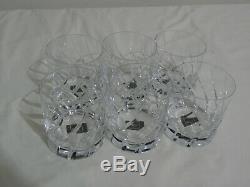Full Set Of 6 Mikasa OLYMPUS Double Old Fashioned Glass MINT