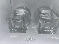 GEO By Ittala Double Old Fashioned Glasses Set of 2. Original Box W Stickers