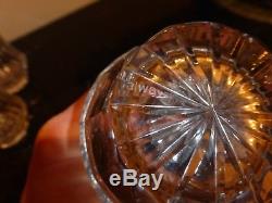 Galway Crystal Old Galway Star Cut 6 Double Old Fashioned Tumblers Glasses