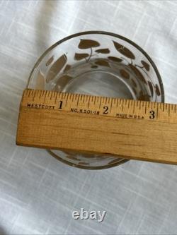 George Briard Double Old Fashioned Glasses Gold Leaf Set of (5)