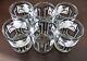 Georges Briard'Art Deco' Platinum Set of 6 Double Old Fashioned 14oz