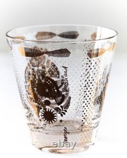 Georges Briard Sonata Double Old Fashioned Whiskey Rocks Glasses Set of 6