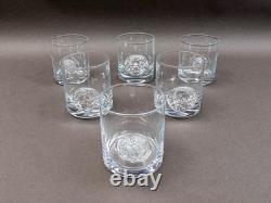 Global Views Leo Lion Head Double Old Fashioned Tumbler Glasses Set Of 6