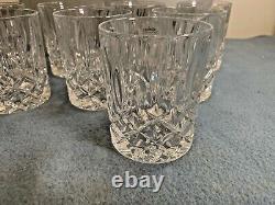 Gorham Crystal Lady Anne Signature Double Old Fashioned Glasses 4 Tall Set of 8