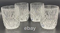 Gorham Crystal Rosewood Double Old Fashioned Glasses Set of 4