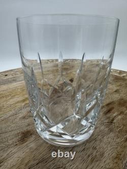 HTF Rare WATERFORD CRYSTAL HARPER DOUBLE OLD FASHIONED WHISKEY GLASSES Set Of 3