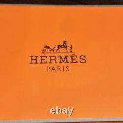 Hermès Attelage Ruby Red Crystal Double Old Fashioned Glasses Pair with Box