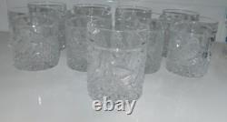 Hofbauer The Byrdes Collection Double Old Fashioned Glass EUC Set of 9