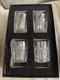 Hoya Double Old Fashioned Majestic set of 4 Crystal Whiskey Rocks Glasses NIB