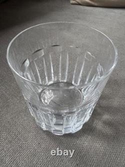 Hoya Double Old Fashioned Majestic set of 4 Crystal Whiskey Rocks Glasses NIB