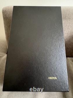 Hoya Double Old Fashioned Majestic set of 4 Crystal Whiskey Rocks Glasses NIB