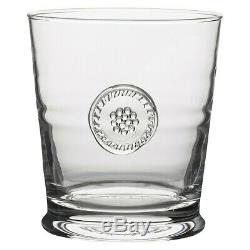 Juliska Berry & Thread Double Old Fashioned Glass Set of 8