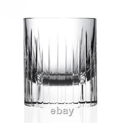 K9 Crystal Glass Rocks Whiskey Glasses Old Fashioned Glass Cut Clear Diamond 8oz