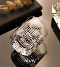 K9 Crystal Glass Rocks Whiskey Glasses Old Fashioned Glass Cut Clear Diamond 8oz