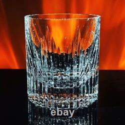 K9 Crystal Glass Rocks Whiskey Glasses Old Fashioned Glass Cut Clear Diamond 8oz