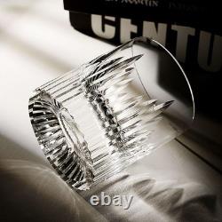 K9 Crystal Glass Rocks Whiskey Glasses Old Fashioned Glass Cut Clear Diamond 8oz