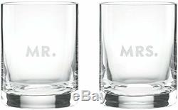 Kate spade new york Darling Point Mr. And Mrs. Double Old-Fashioned Glasses, Set
