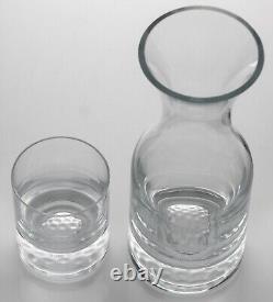 LACC Double Old Fashioned Crystal Glass & Decanter 2003 Los Angeles Country Club