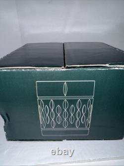 LAUREN by Ralph Lauren Aston Fine Crystal Double old Fashioned Set of 4 11.8oz