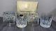 LENOX Charleston Pattern Double Old Fashioned Whiskey Crystal Glasses Set of 4